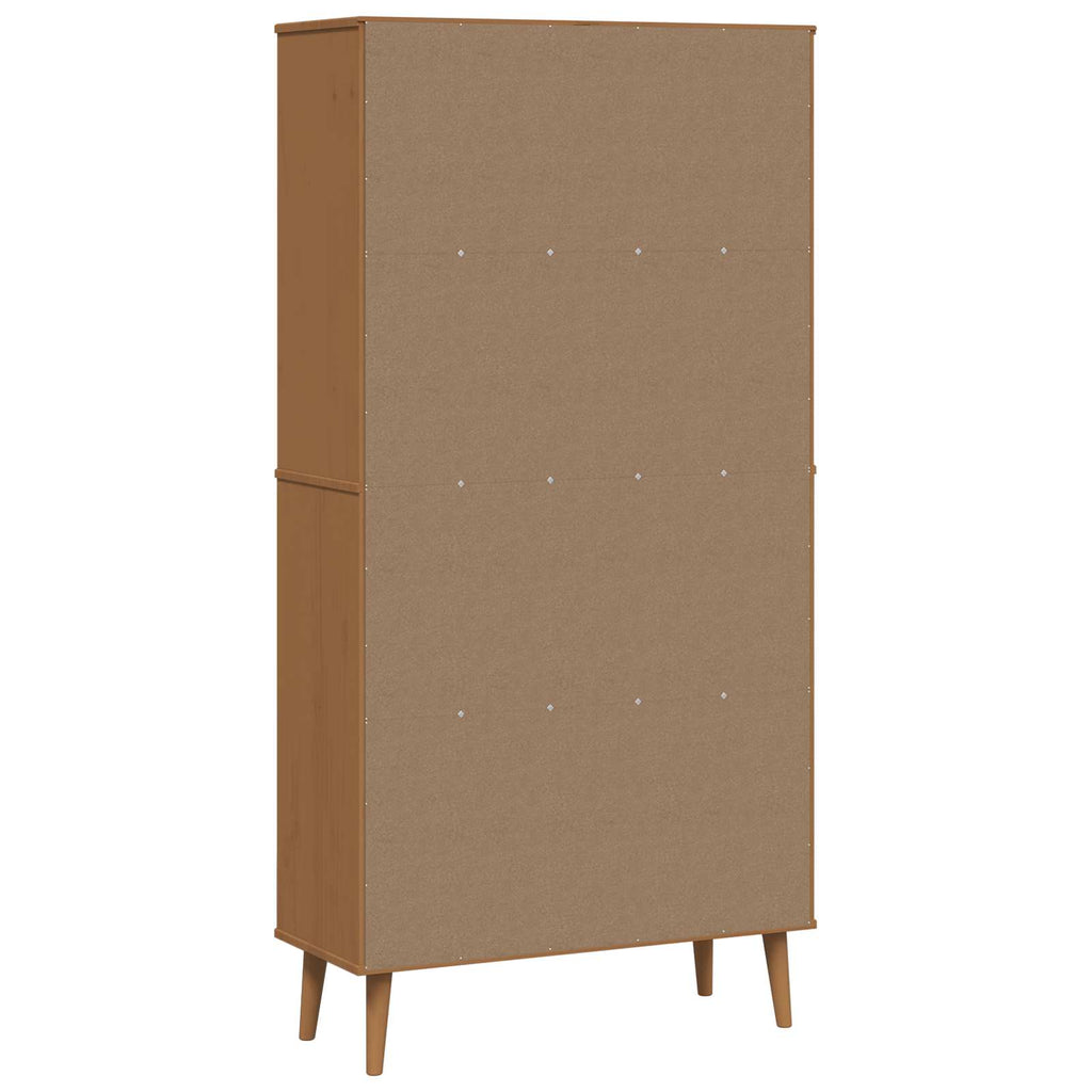 vidaXL Półka na książki MOLDE 85 x 35 x 170,5 cm Lite drewno sosnowe