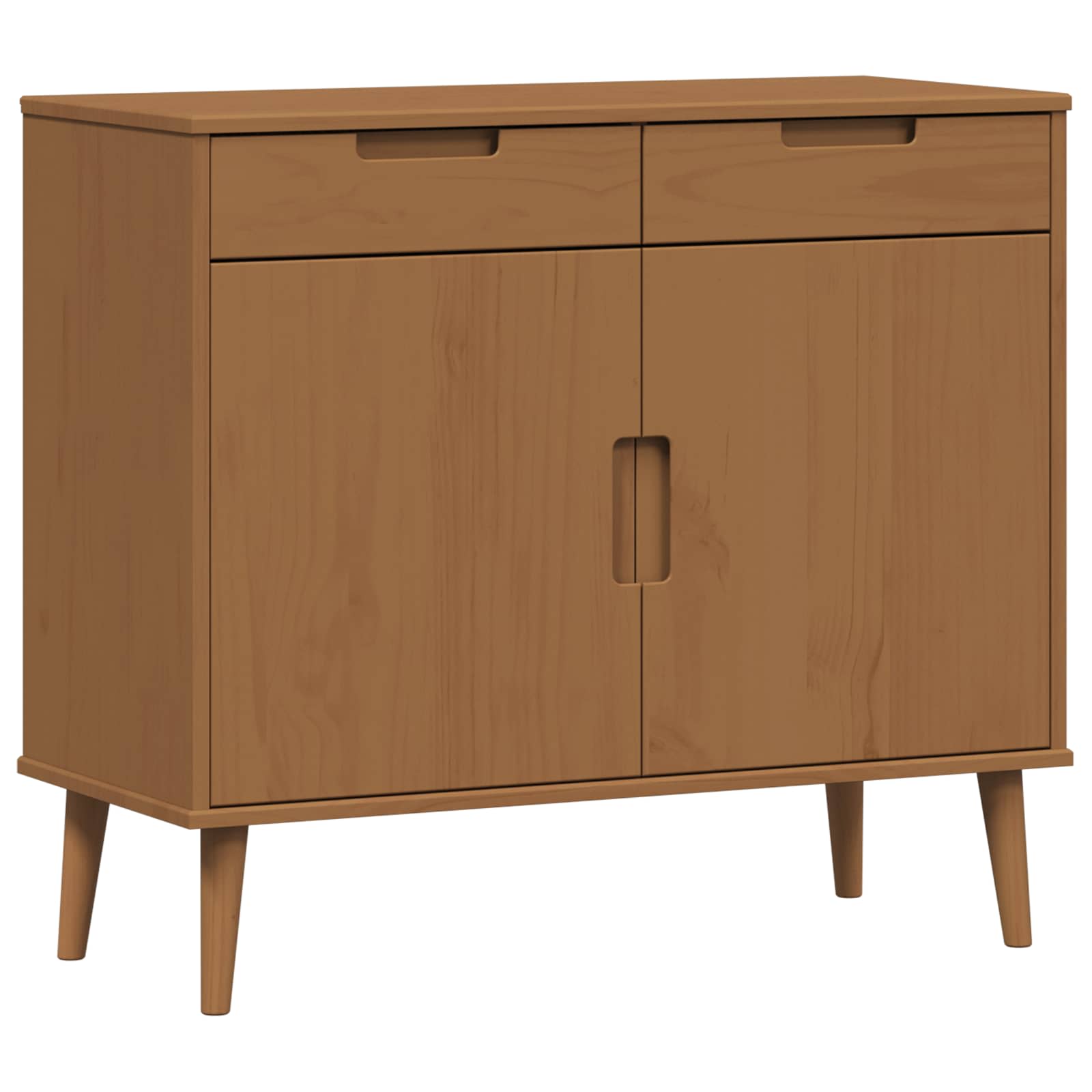 vidaXL Bufet MOLDE Karmel 90 x 40 x 80 cm