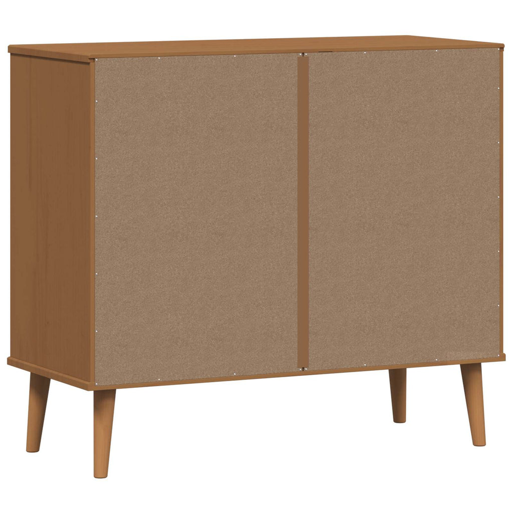 vidaXL Bufet MOLDE Karmel 90 x 40 x 80 cm