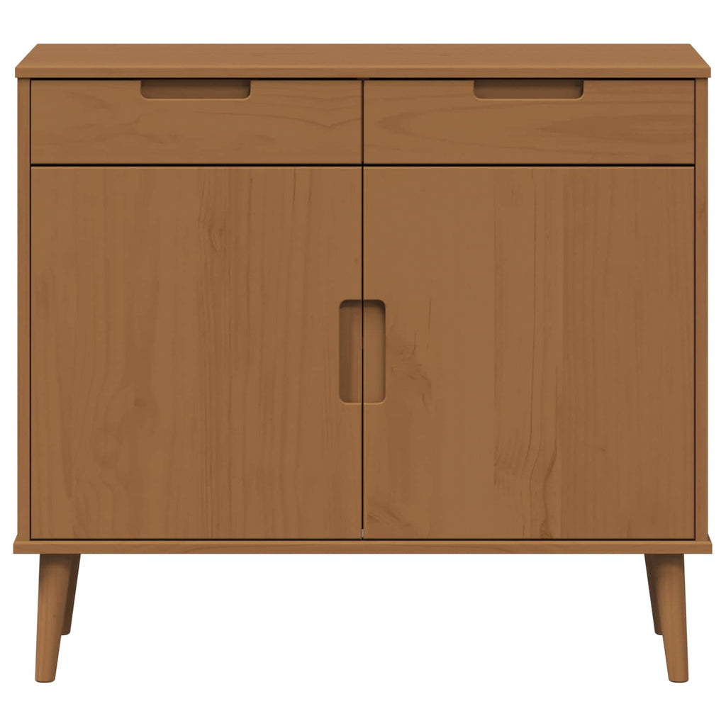 vidaXL Bufet MOLDE Karmel 90 x 40 x 80 cm