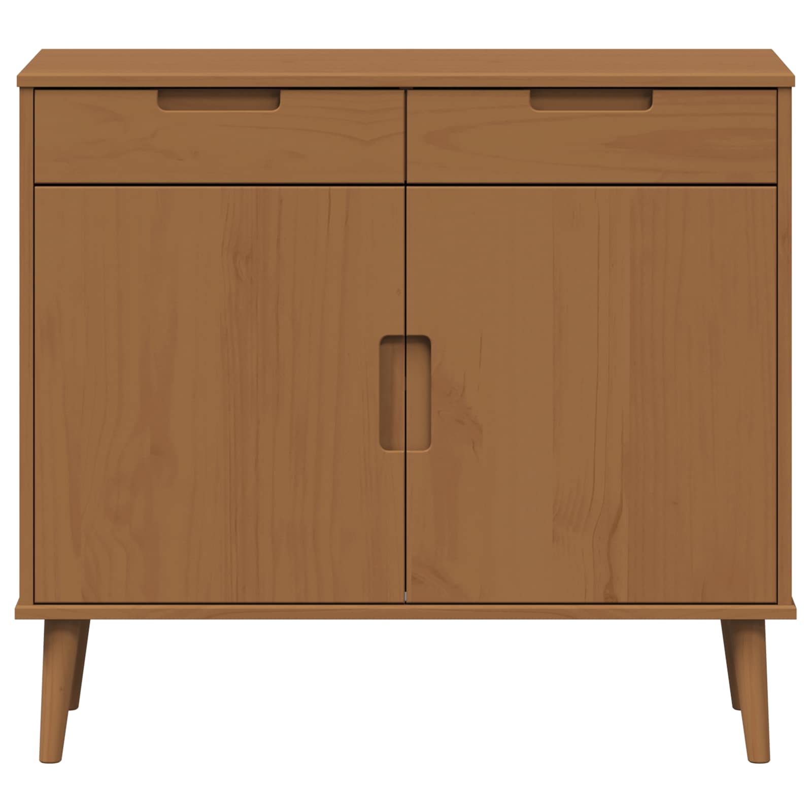 vidaXL Bufet MOLDE Karmel 90 x 40 x 80 cm
