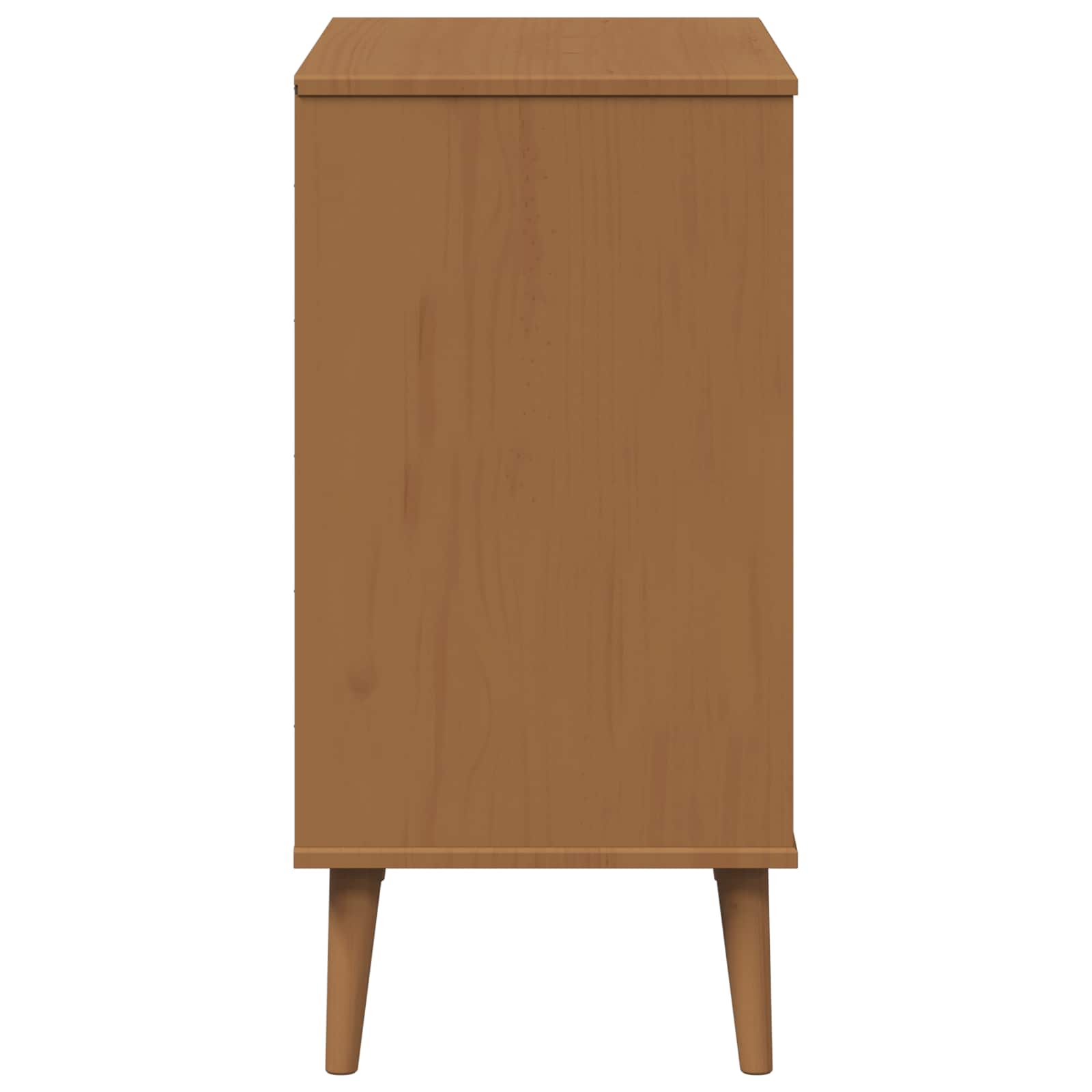 vidaXL Bufet MOLDE Karmel 90 x 40 x 80 cm
