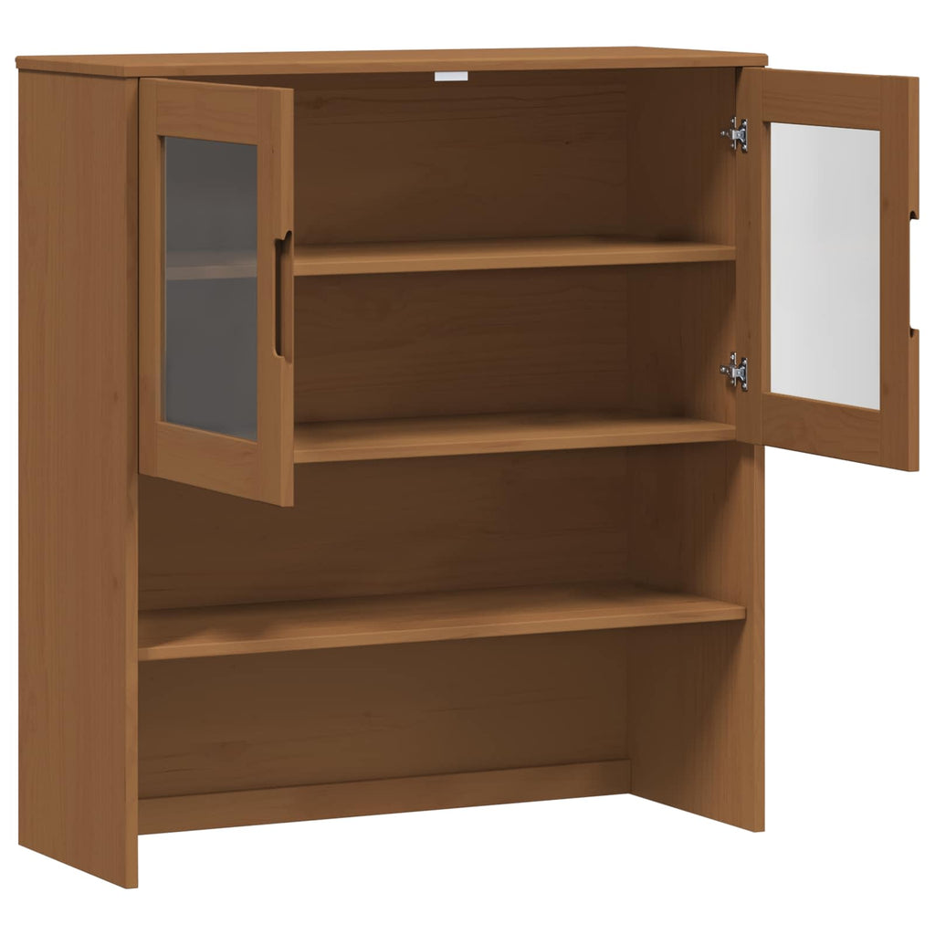 vidaXL Klatka MOLDE Karmel 90 x 35 x 100 cm Lite drewno sosnowe