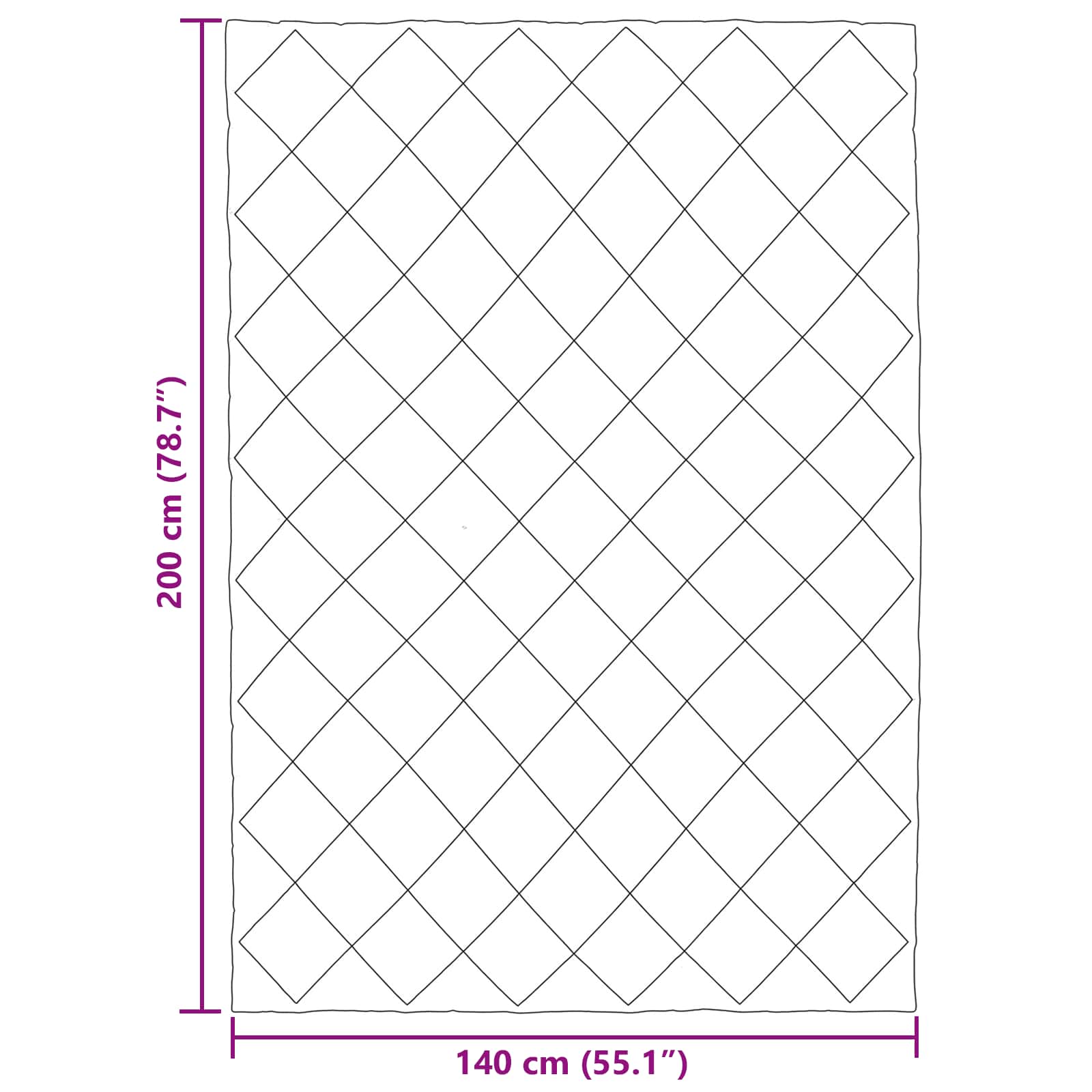vidaXL Letni Kołdra Antracyt i Taupe 200 x 140 cm Mikrofibra