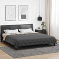 vidaXL Letni Kołdra Antracyt i Taupe 200 x 200 cm Mikrofibra