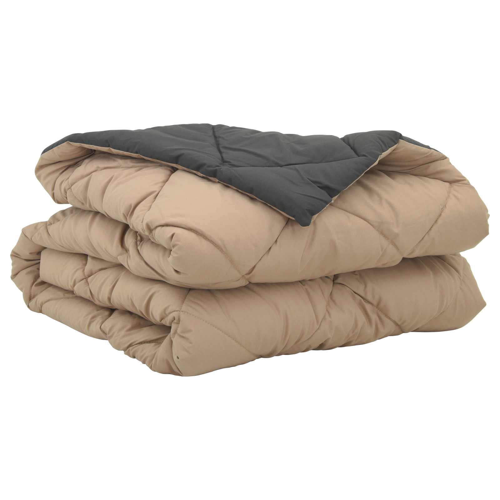 vidaXL Letni Kołdra Antracyt i Taupe 220 x 155 cm Mikrofibra
