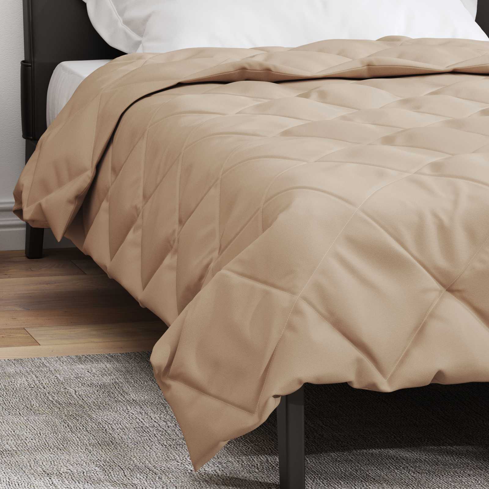 vidaXL Letni Kołdra Ciemnoszary 200 x 140 cm Mikrofibra