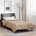 vidaXL Letni Kołdra Ciemnoszary 220 x 135 cm Mikrofibra