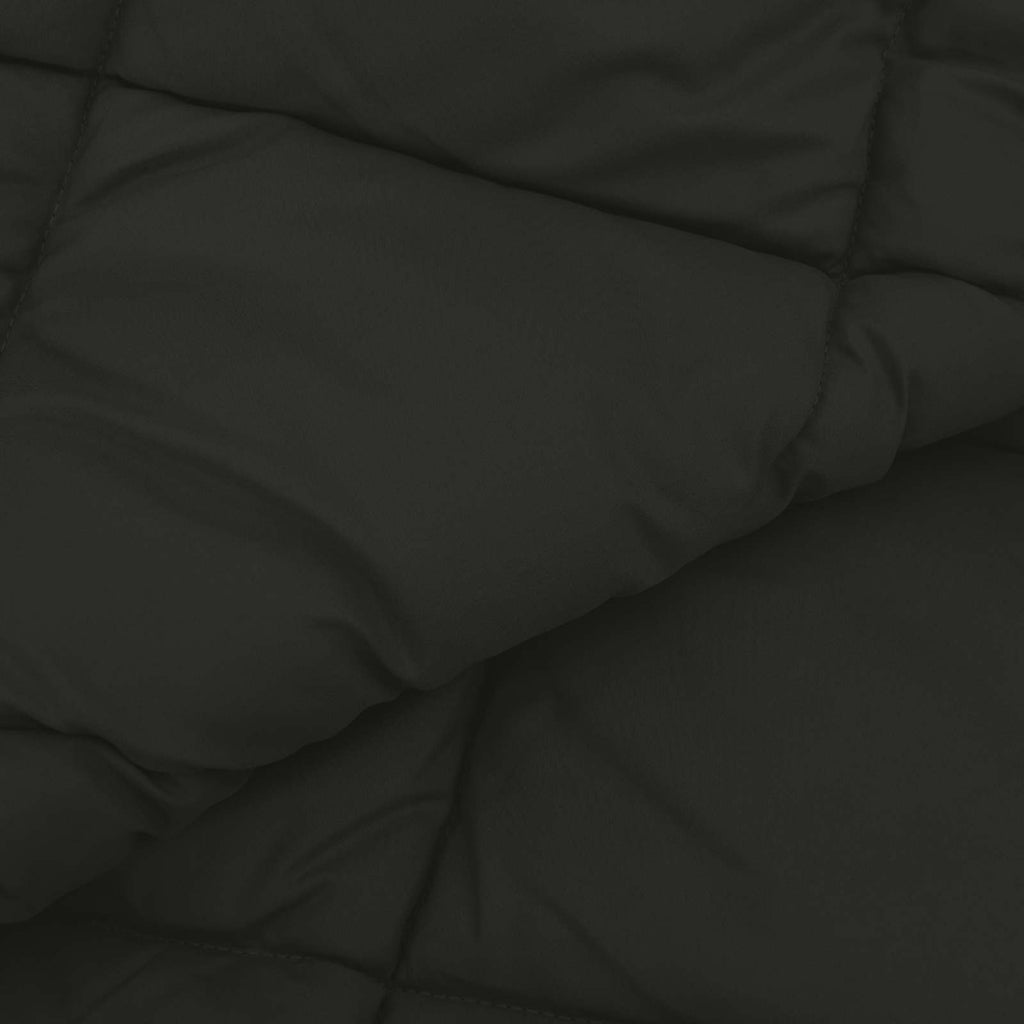 vidaXL Letni Kołdra Czarny 200 x 140 cm Mikrofibra