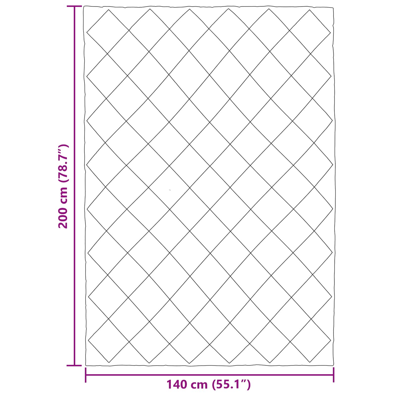 vidaXL Kołdra na cały rok Zielony 140 x 200 cm Mikrofibra