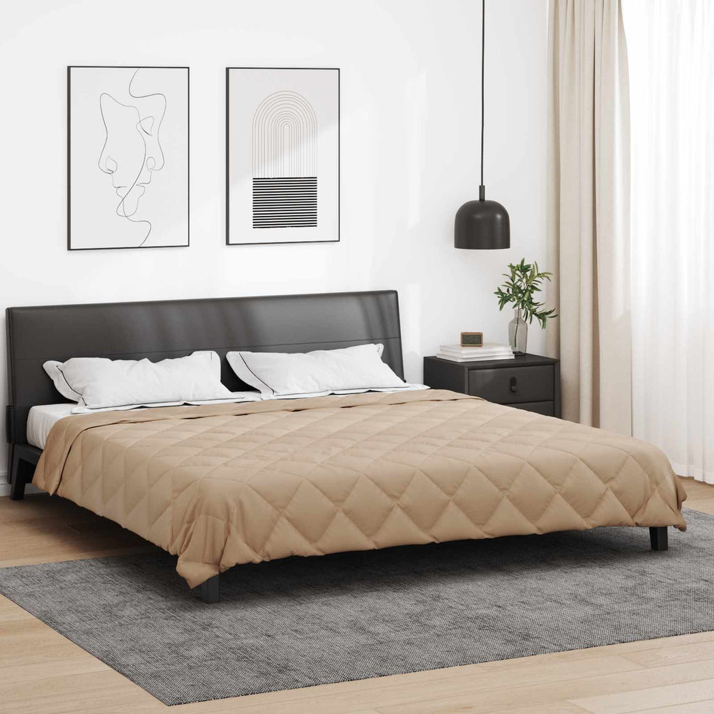 vidaXL Kołdra na cały rok Ciemnoszary 200 x 240 cm Mikrofibra