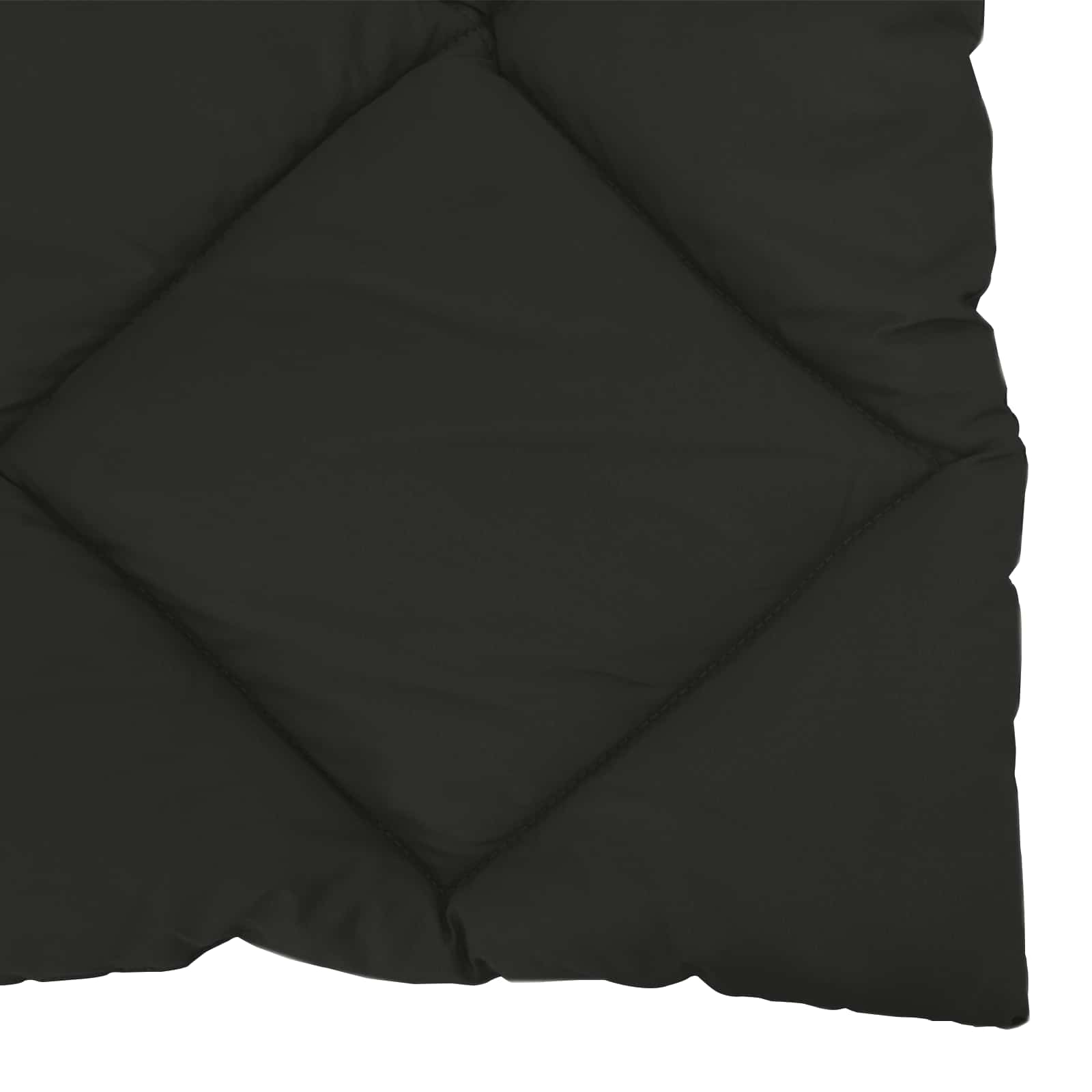 vidaXL Kołdra na cały rok Czarny 155 x 220 cm Mikrofibra