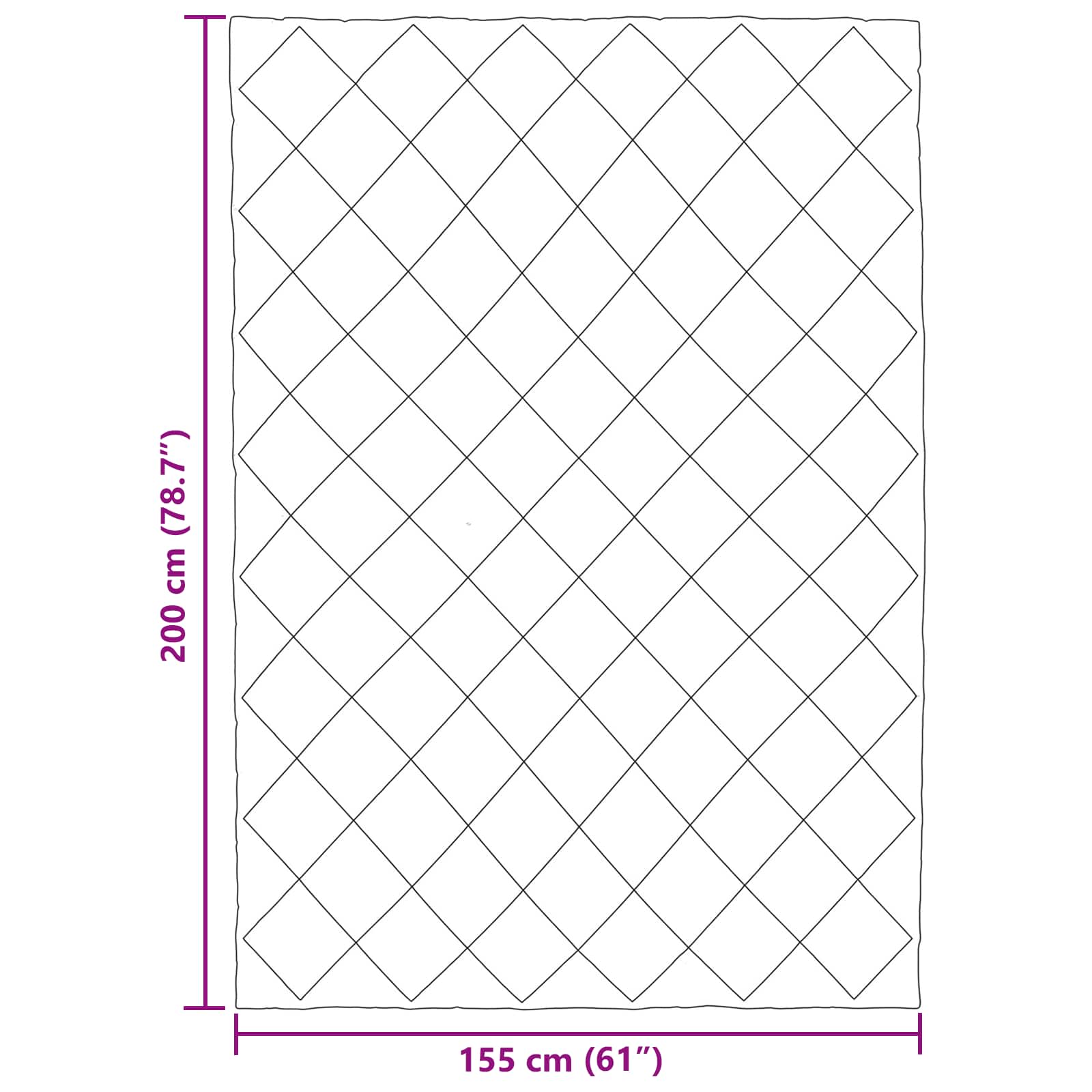 vidaXL Kołdra na cały rok Czarny i antracyt 155 x 200 cm Mikrofibra