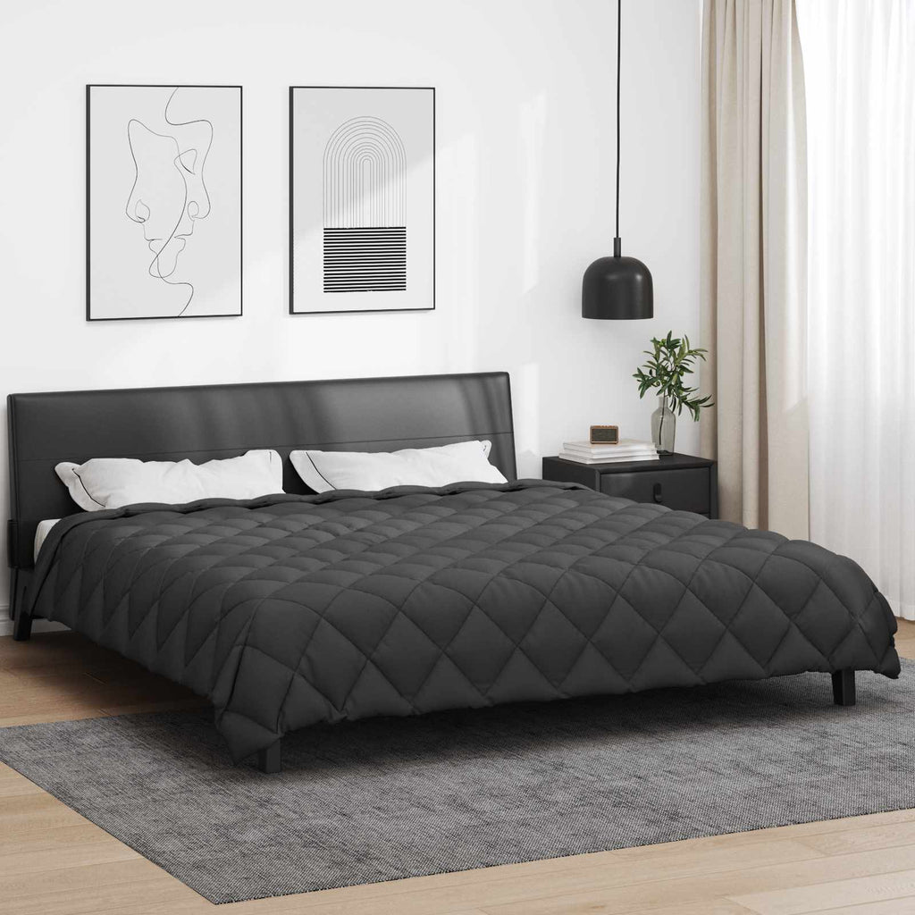 vidaXL Zimowa Kołdra Antracyt 200 x 240 cm Mikrofibra
