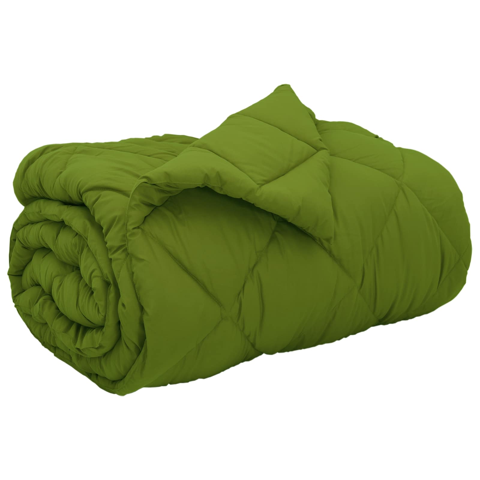 vidaXL Zimowa Kołdra Zielony 155 x 220 cm Mikrofibra