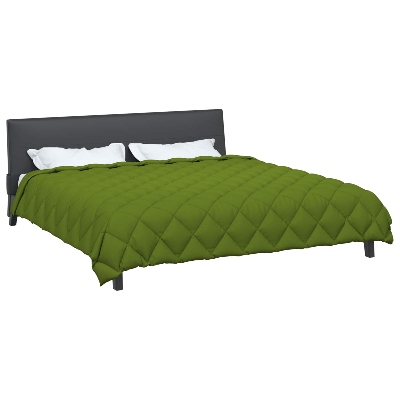 vidaXL Zimowa Kołdra Zielony 200 x 220 cm Mikrofibra