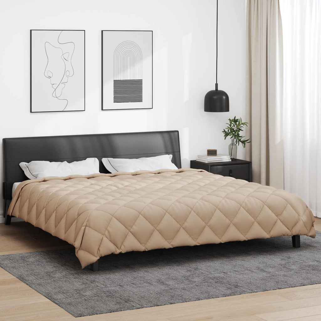 vidaXL Zimowa Kołdra Ciemnoszary 200 x 240 cm Mikrofibra