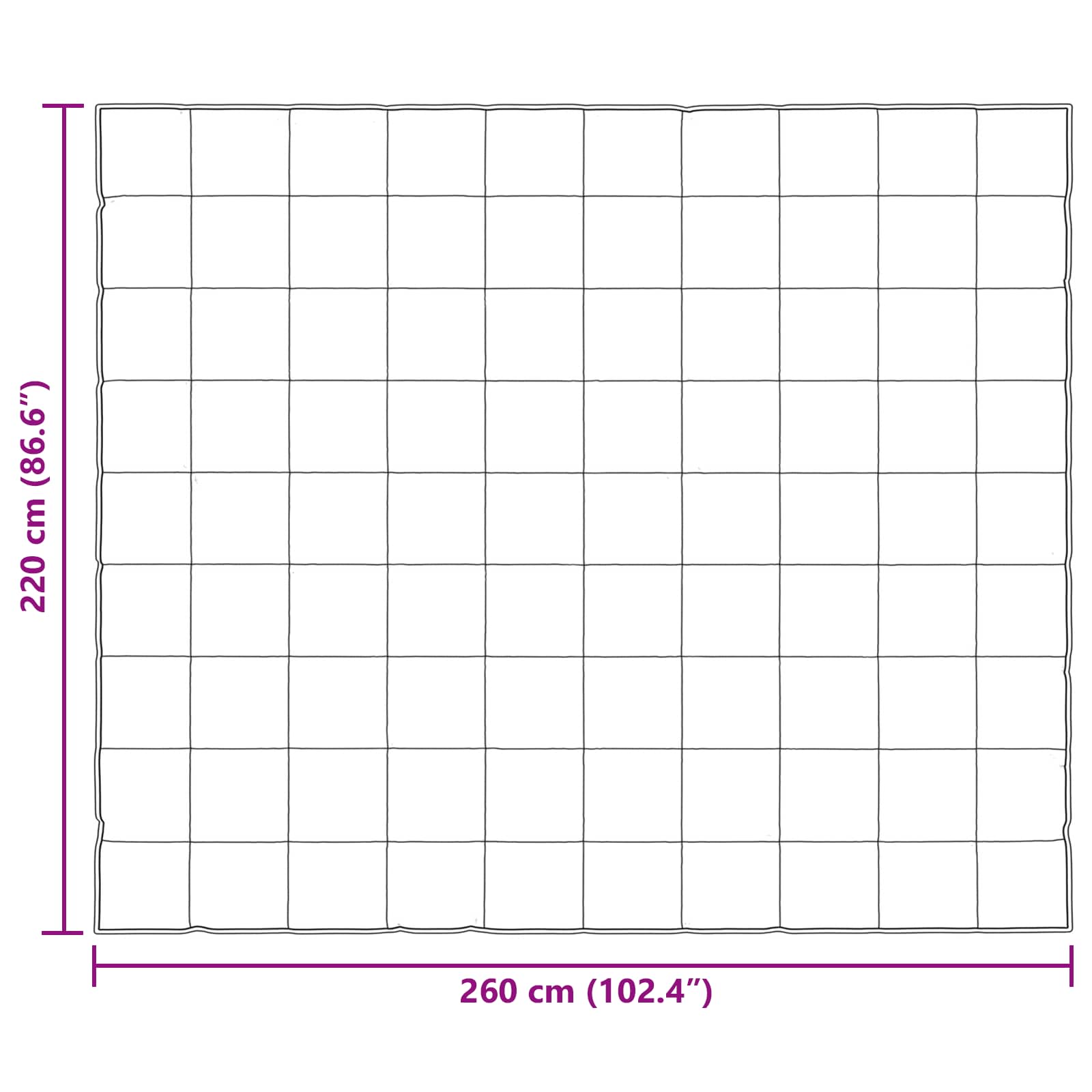 vidaXL Letni Kołdra Srebrny 220 x 260 cm Satyna i Mikrofibra