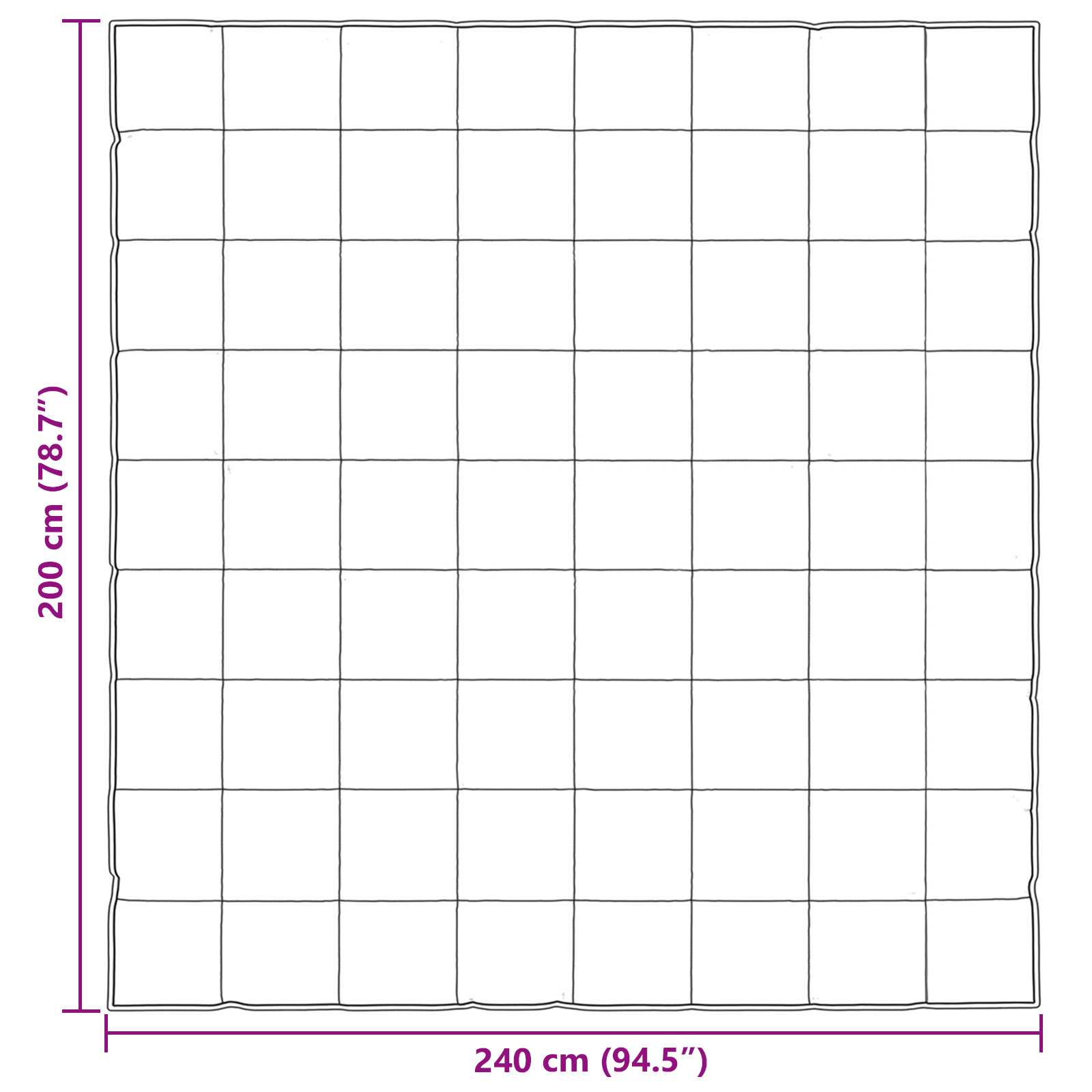 vidaXL Kołdra na cały rok złoty 200 x 240 cm Satyna i Mikrofibra