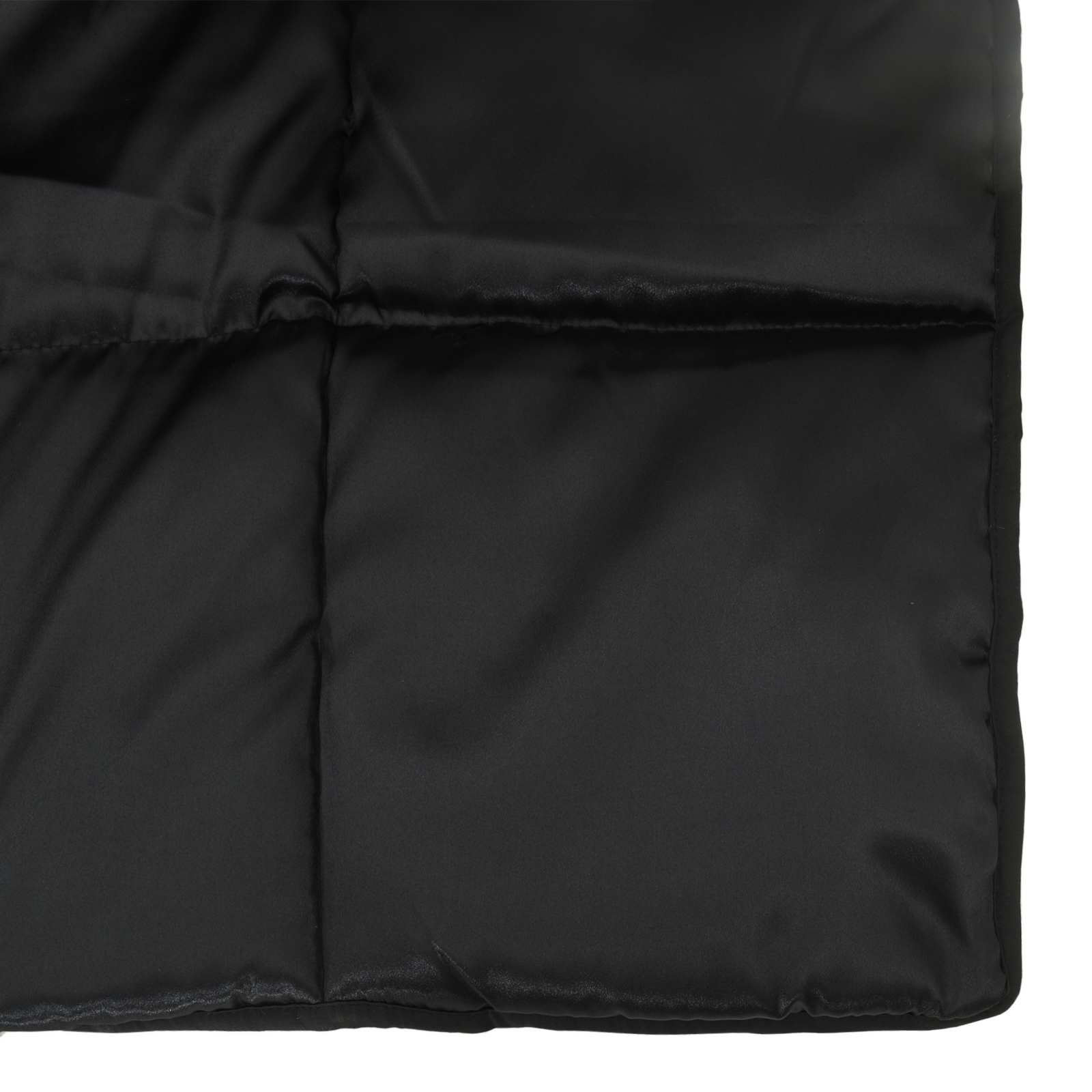 vidaXL Kołdra na cały rok Czarny 200 x 240 cm Satyna i Mikrofibra