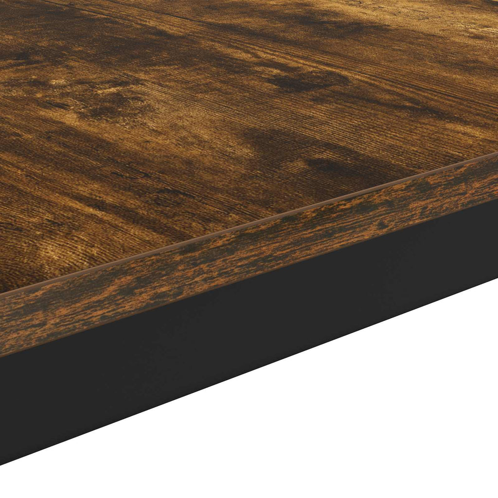 vidaXL Stolik kawowy Dąb dymny 40 x 40 x 36 cm Materiał drewnopochodny