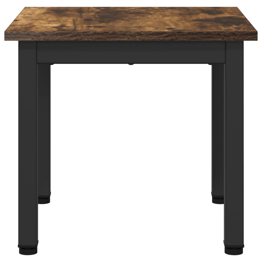 vidaXL Stolik kawowy Dąb dymny 40 x 40 x 36 cm Materiał drewnopochodny