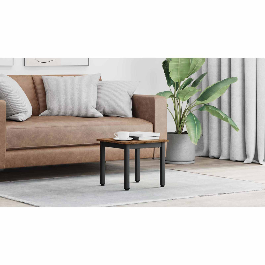 vidaXL Stolik kawowy Stare drewno 40 x 40 x 36 cm Drewno inżynieryjne
