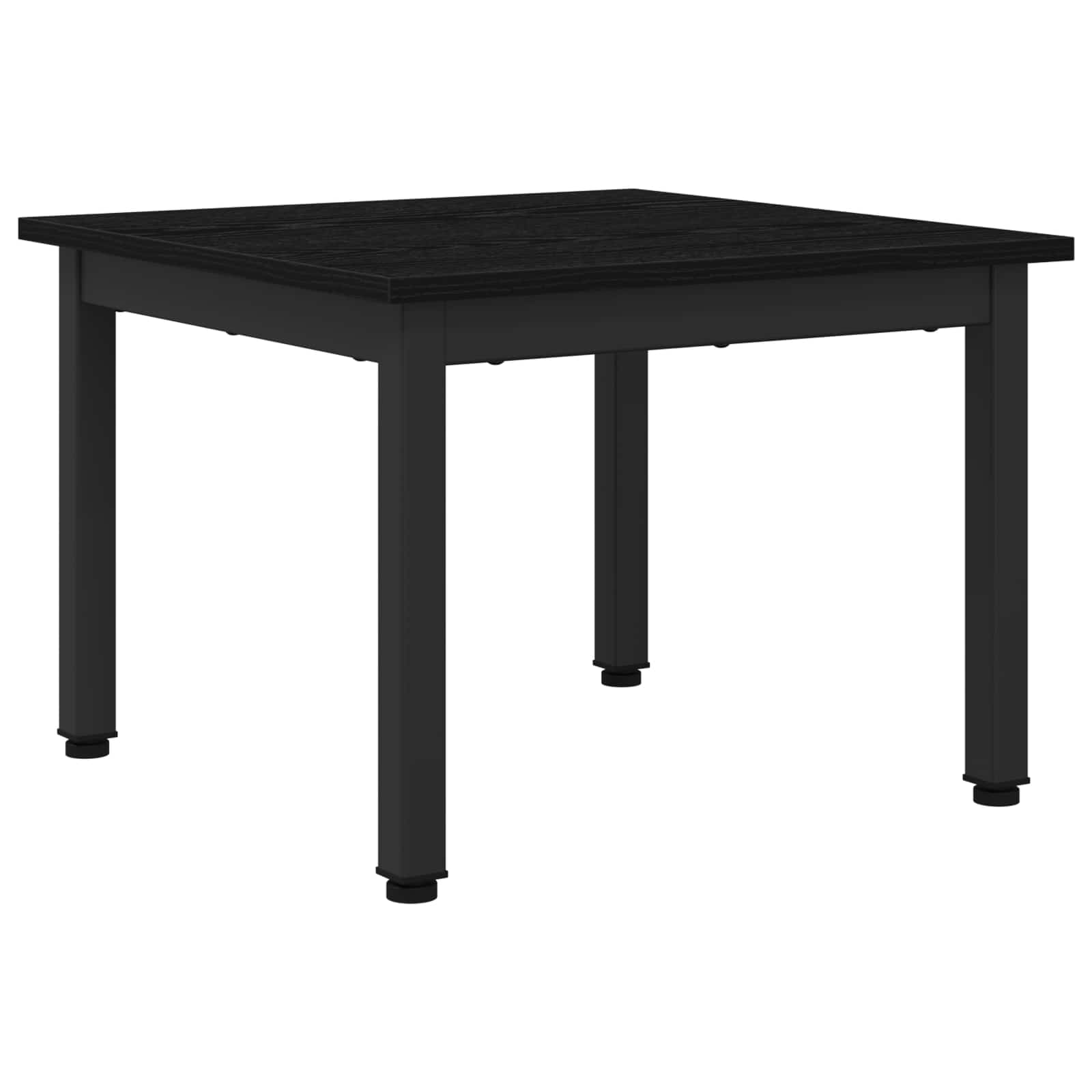 vidaXL Stolik kawowy Czarny Dąb 50 x 50 x 36 cm