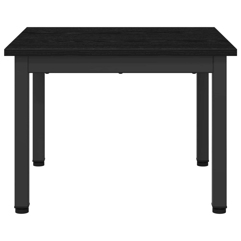 vidaXL Stolik kawowy Czarny Dąb 50 x 50 x 36 cm