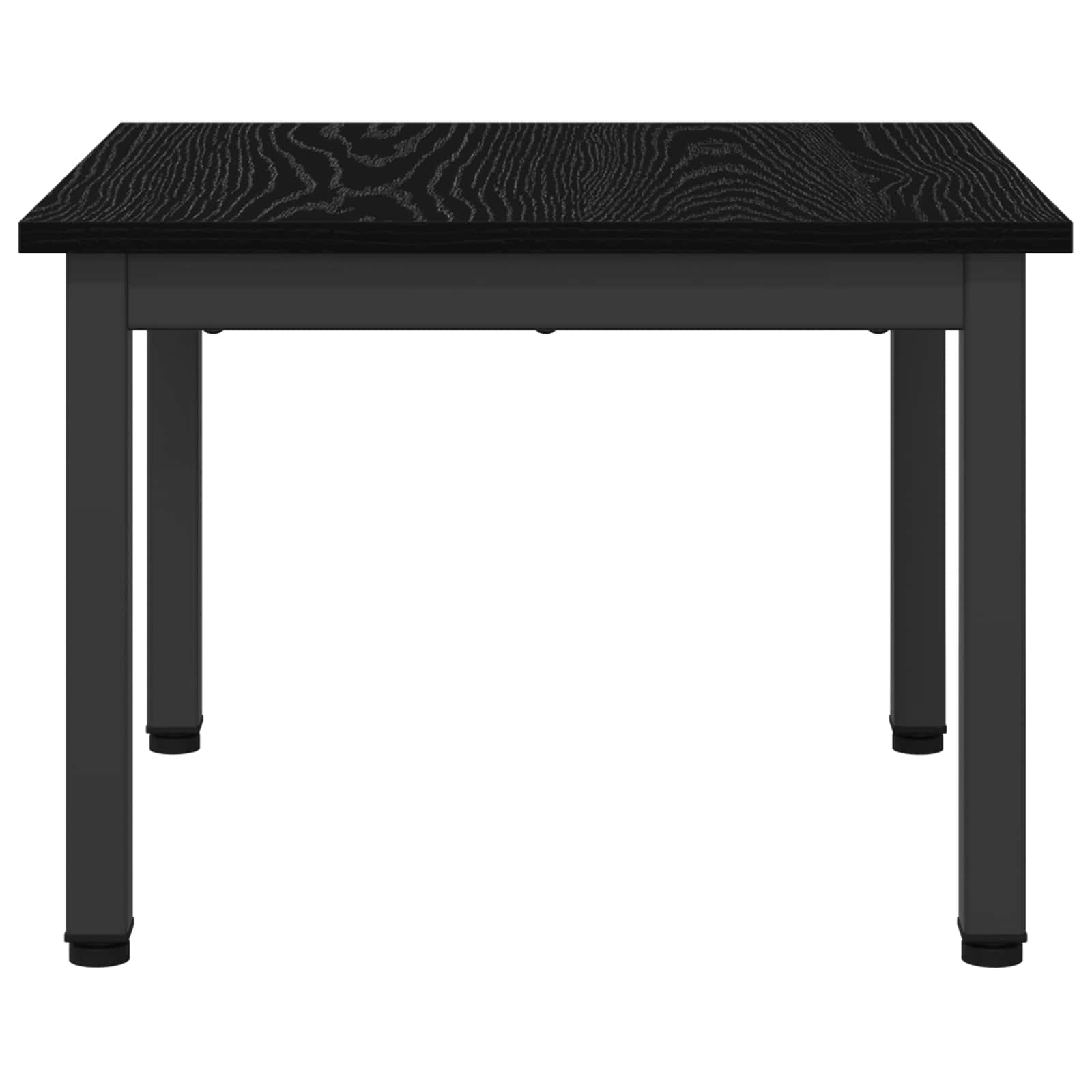 vidaXL Stolik kawowy Czarny Dąb 50 x 50 x 36 cm