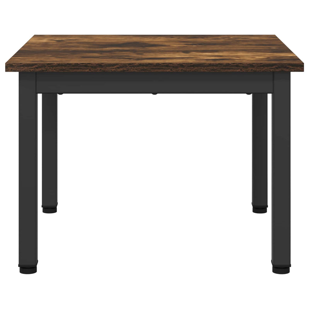 vidaXL Stolik kawowy Dąb dymny 50 x 50 x 36 cm Materiał drewnopochodny