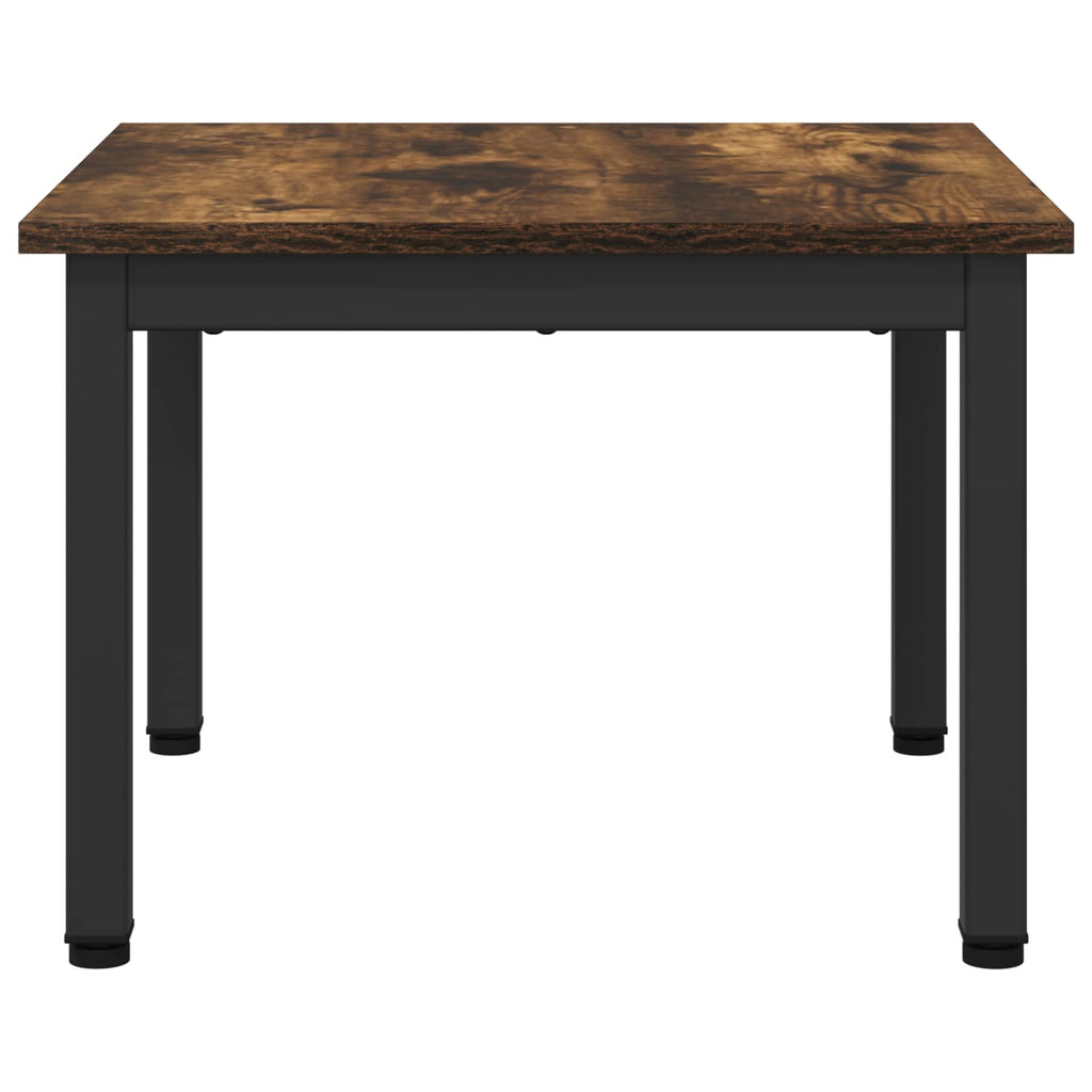 vidaXL Stolik kawowy Dąb dymny 50 x 50 x 36 cm Materiał drewnopochodny