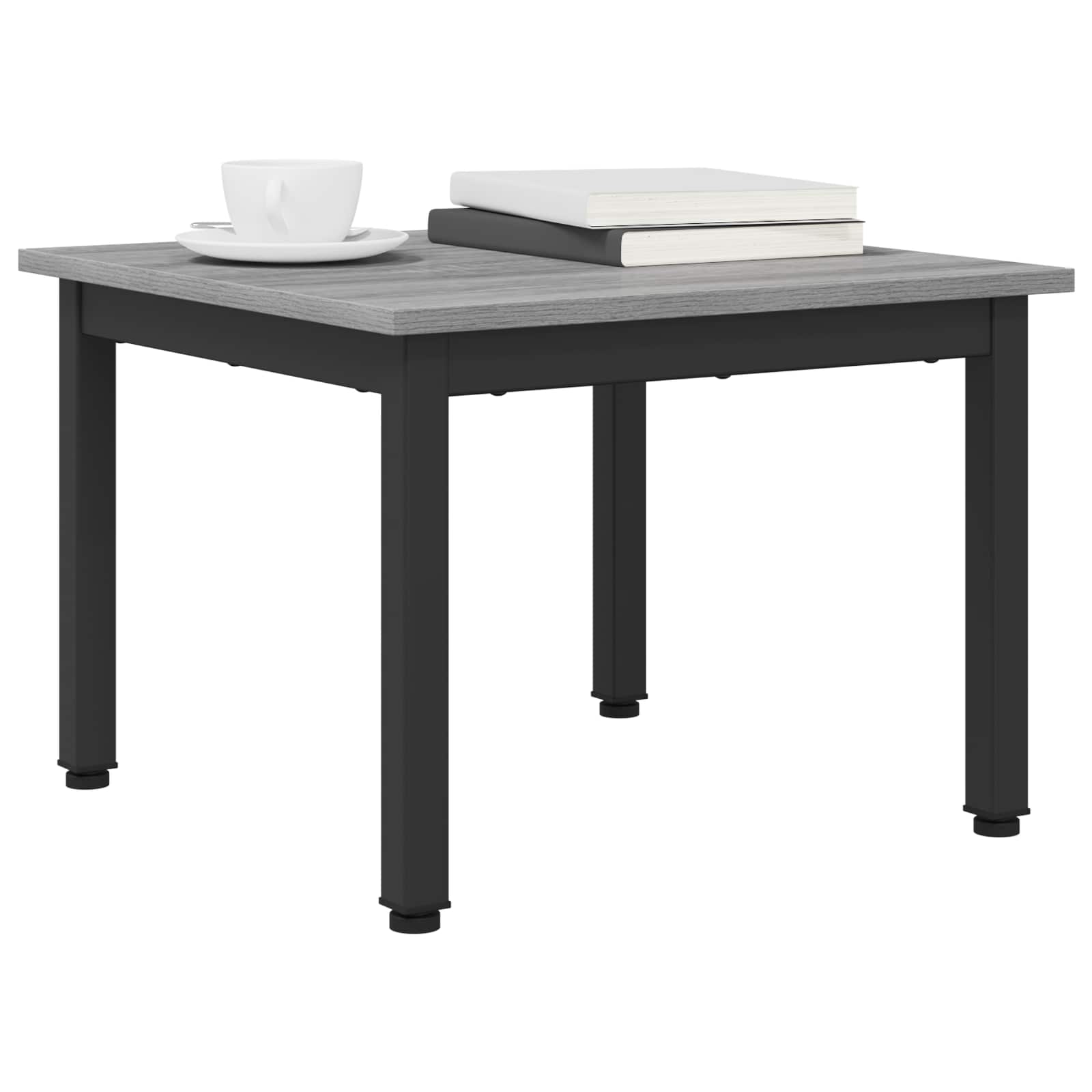 vidaXL Stolik kawowy Szary Sonoma 50 x 50 x 36 cm