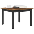 vidaXL Stolik kawowy Stare drewno 50 x 50 x 36 cm Drewno inżynieryjne