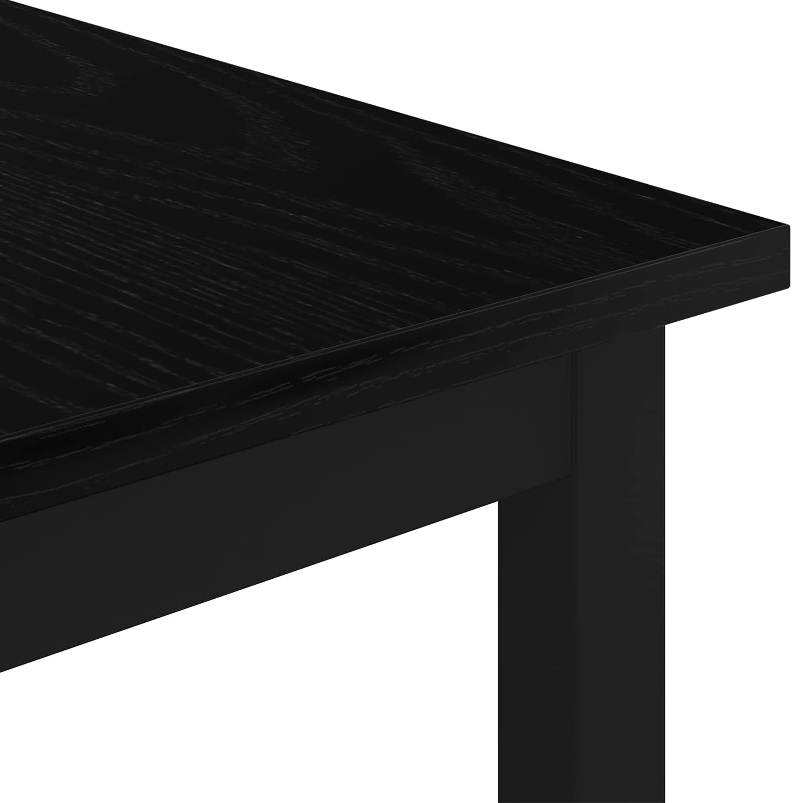 vidaXL Stolik kawowy Czarny Dąb 60 x 30 x 36 cm