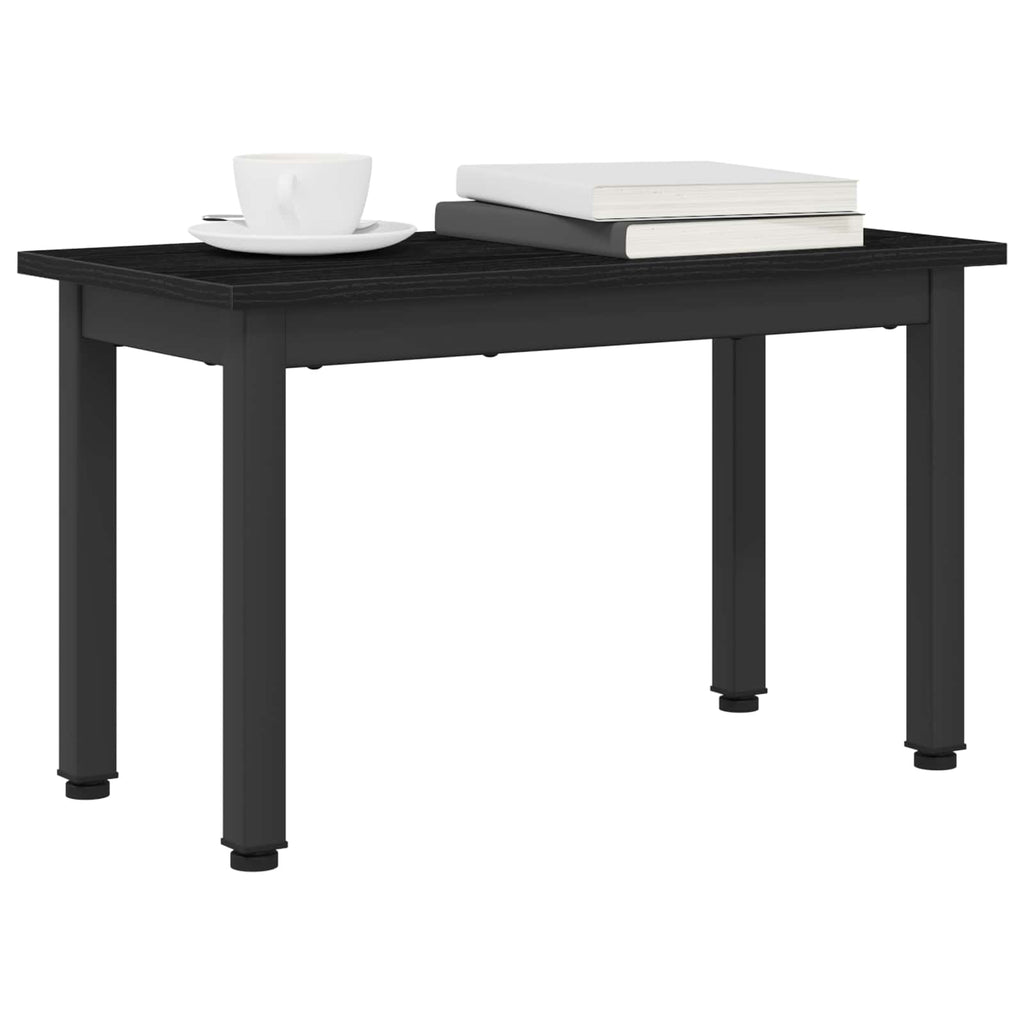 vidaXL Stolik kawowy Czarny Dąb 60 x 30 x 36 cm