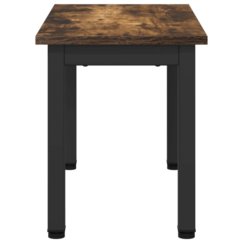 vidaXL Stolik kawowy Dąb dymny 60 x 30 x 36 cm Materiał drewnopochodny