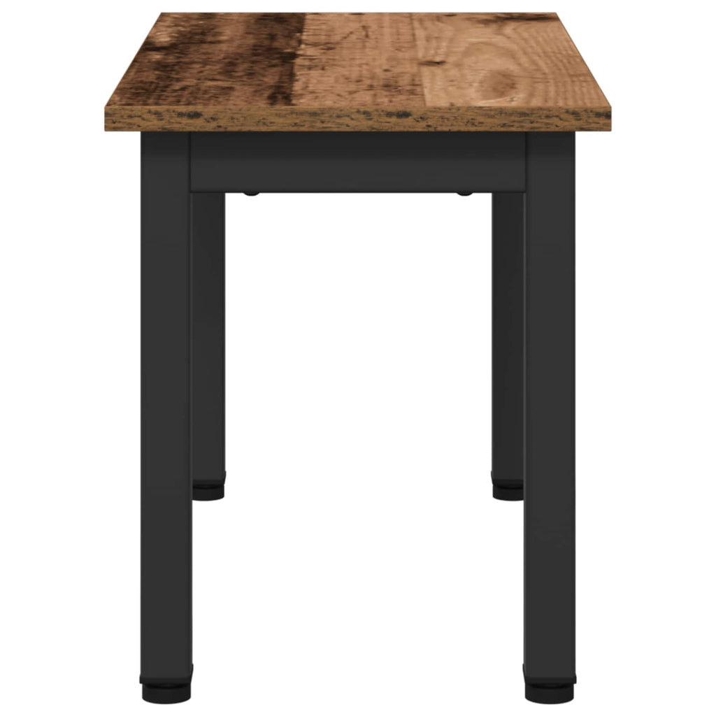 vidaXL Stolik kawowy Stare drewno 60 x 30 x 36 cm