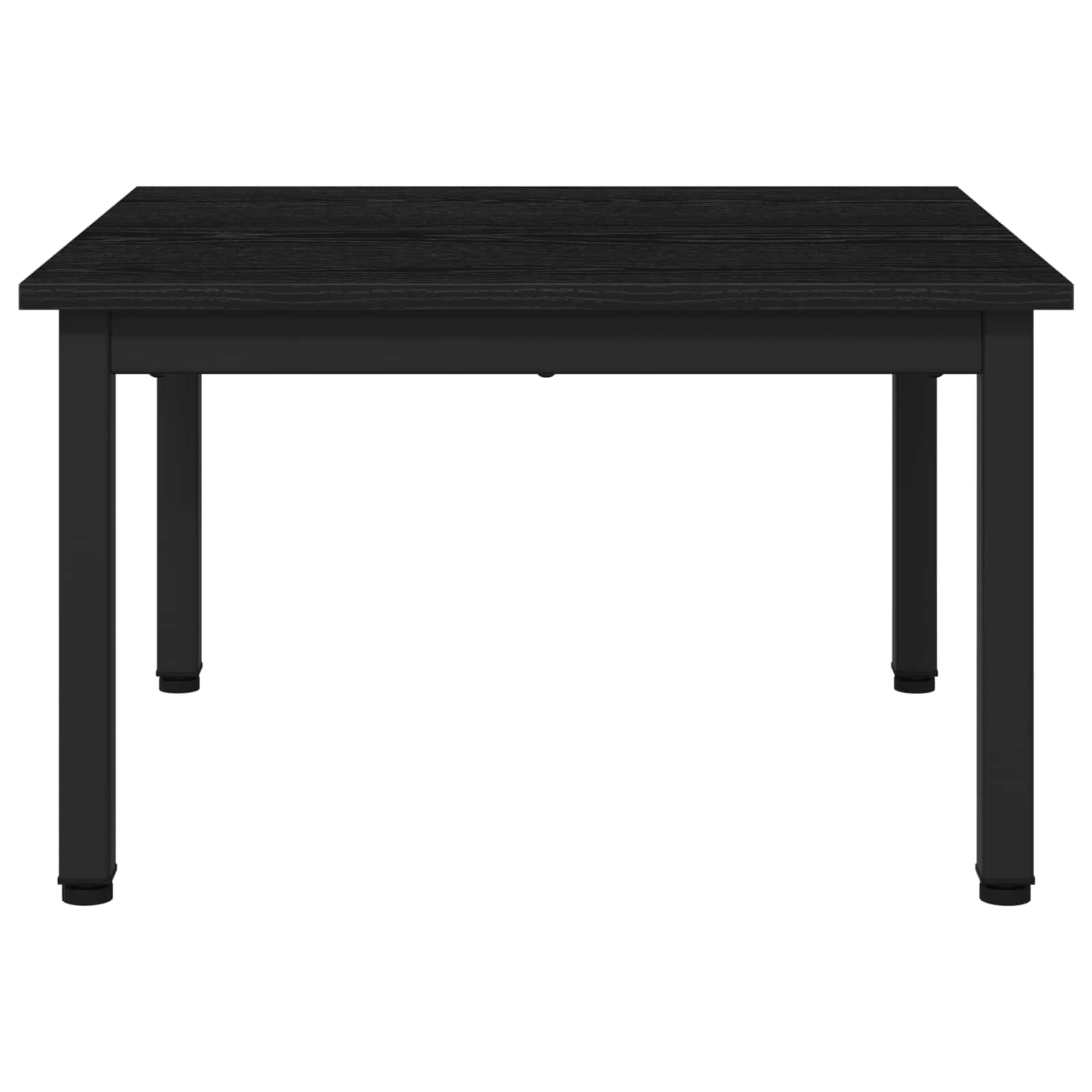 vidaXL Stolik kawowy Czarny Dąb 60 x 60 x 36 cm