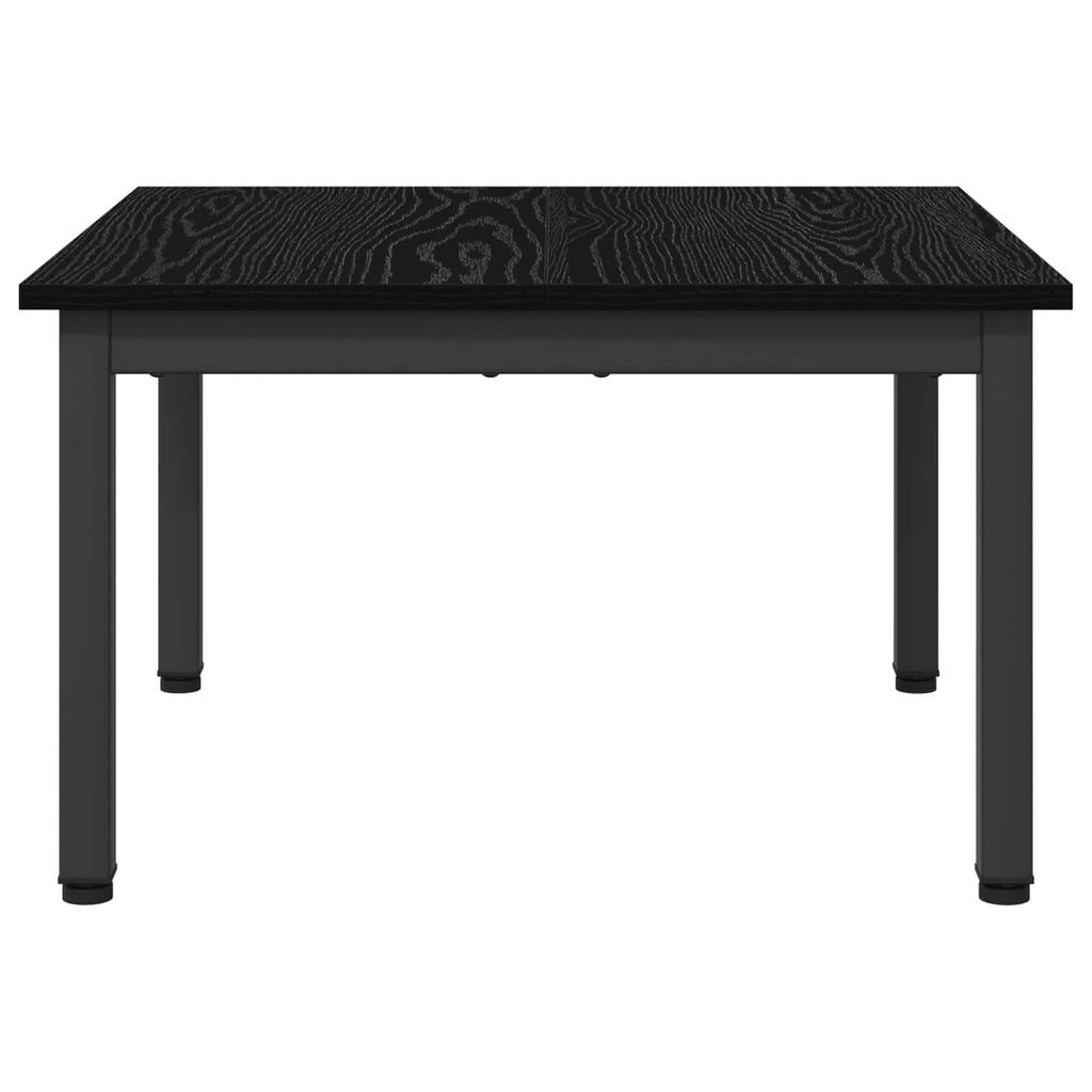 vidaXL Stolik kawowy Czarny Dąb 60 x 60 x 36 cm