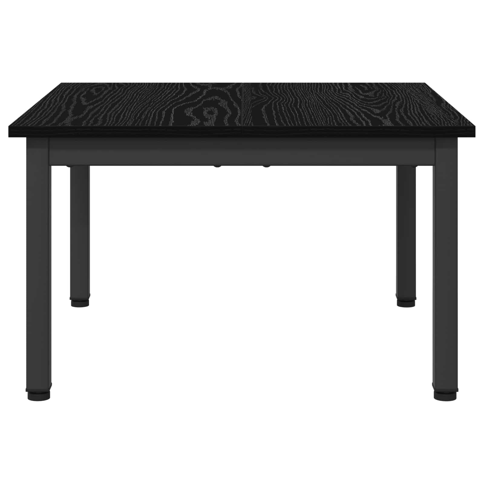 vidaXL Stolik kawowy Czarny Dąb 60 x 60 x 36 cm