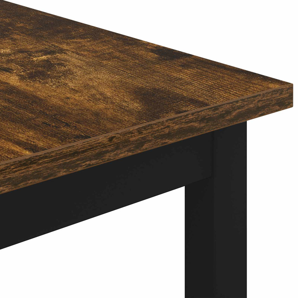 vidaXL Stolik kawowy Dąb dymny 60 x 60 x 36 cm Materiał drewnopochodny