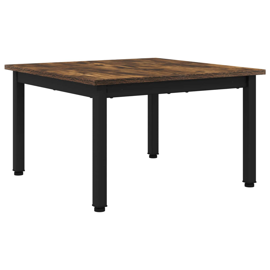 vidaXL Stolik kawowy Dąb dymny 60 x 60 x 36 cm Materiał drewnopochodny