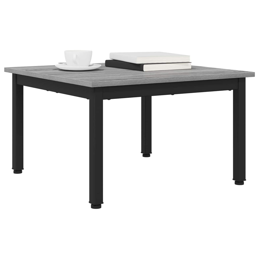 vidaXL Stolik kawowy Szary Sonoma 60 x 60 x 36 cm Drewno inżynieryjne