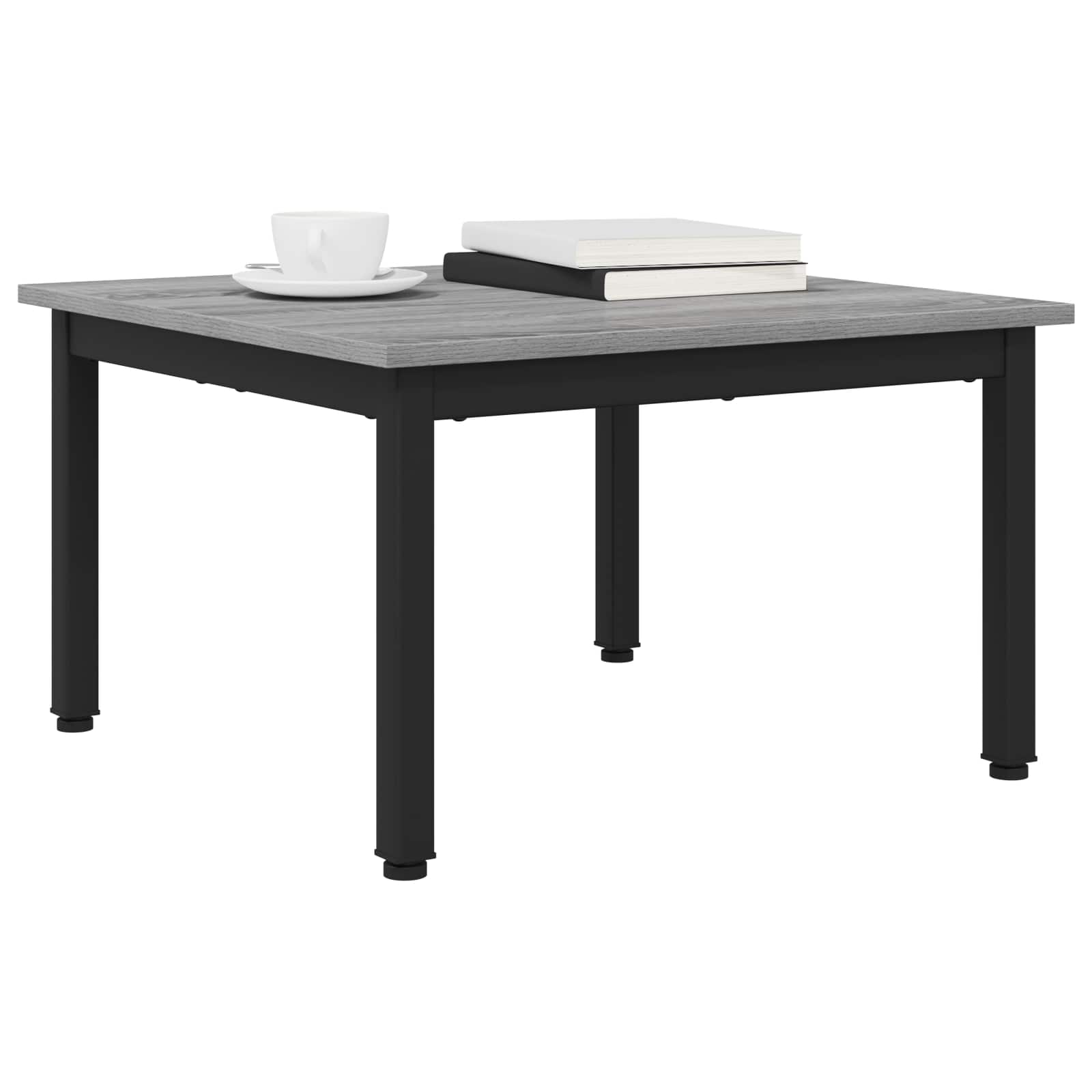 vidaXL Stolik kawowy Szary Sonoma 60 x 60 x 36 cm Drewno inżynieryjne
