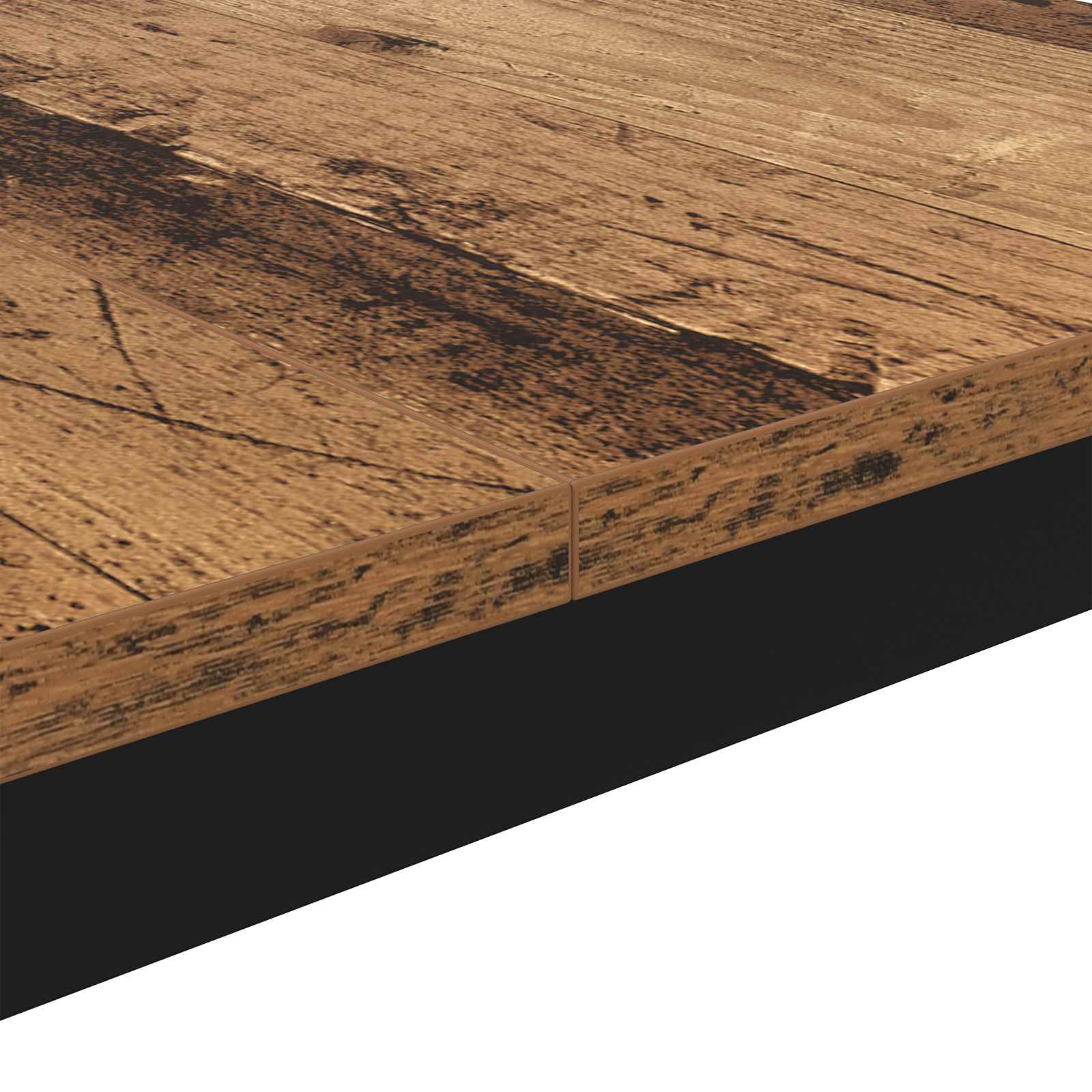 vidaXL Stolik kawowy Stare drewno 60 x 60 x 36 cm