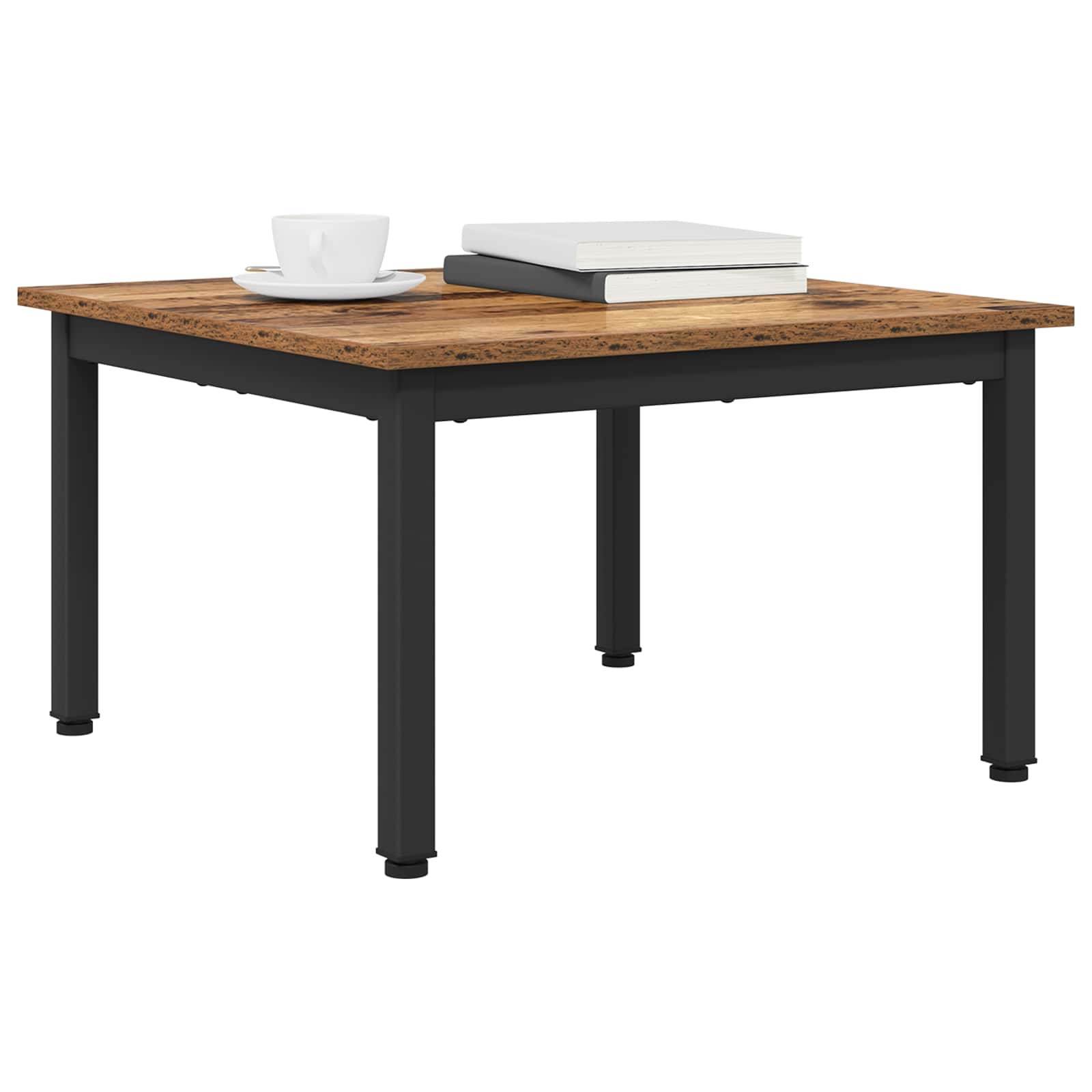 vidaXL Stolik kawowy Stare drewno 60 x 60 x 36 cm