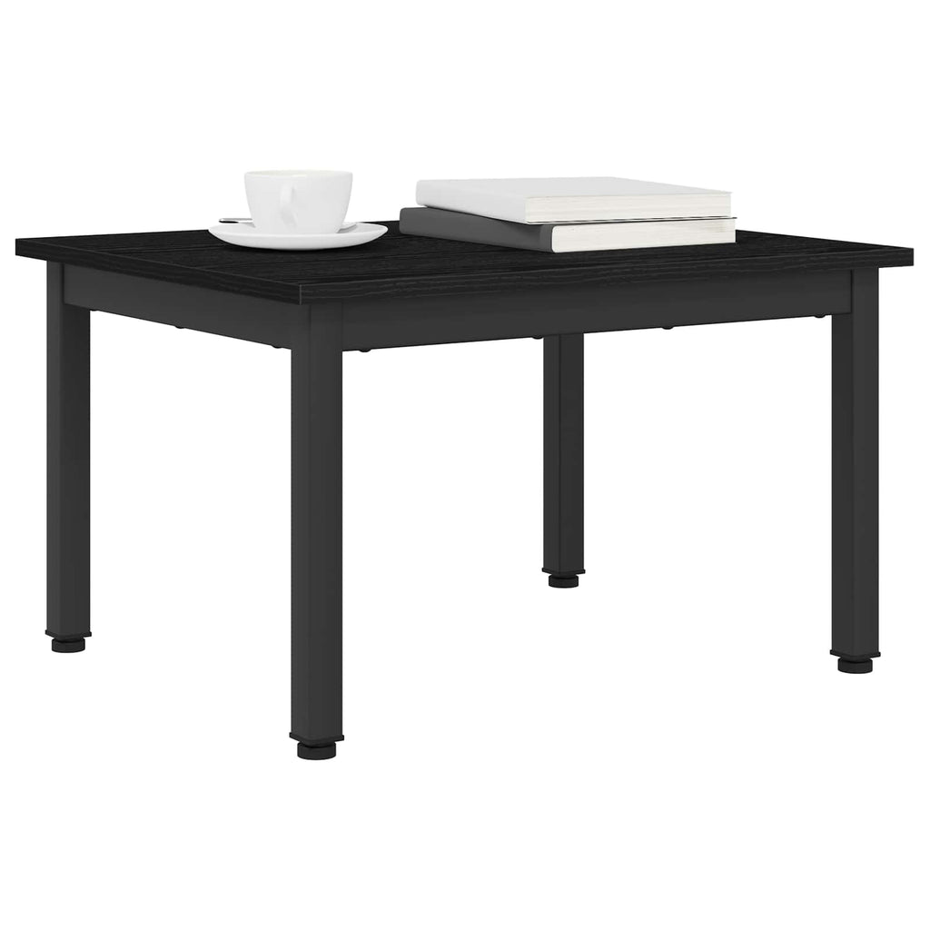 vidaXL Stolik kawowy Czarny Dąb 60 x 50 x 36 cm