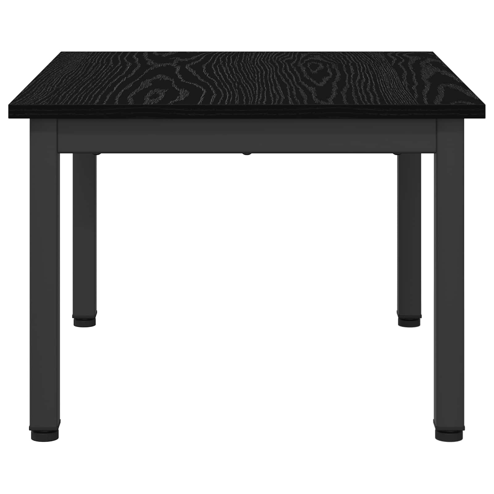vidaXL Stolik kawowy Czarny Dąb 60 x 50 x 36 cm