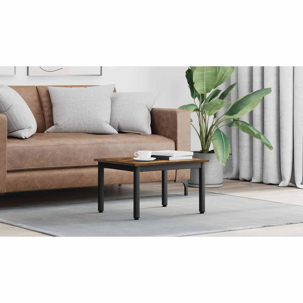 vidaXL Stolik kawowy Dąb dymny 60 x 50 x 36 cm Drewno inżynieryjne